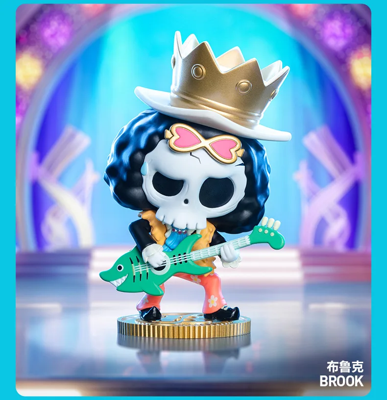 Genuine The Monsters Labubu x One Piece Series Blind Box Action Figure ...