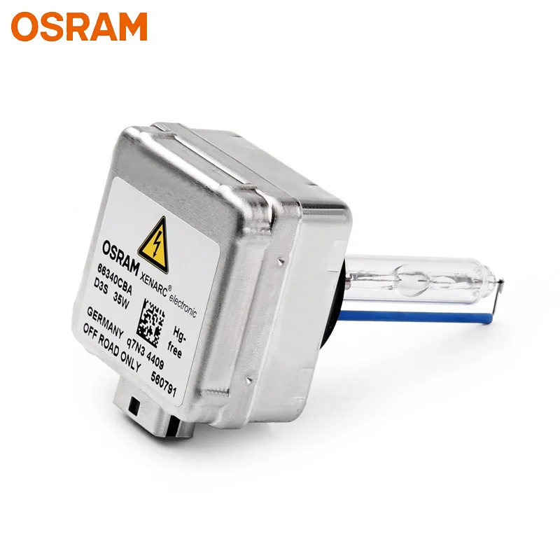 OSRAM HID D3S D1S D2S D4S CBA Xenon Super White Car Headlight High / Low Beam Original 6000K 12V Cool Blue Advance (2 Pcs)