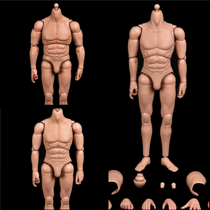 

SOLDIER STORY SSA-001 002 1/6 Interchangeable Neck Male Standard Flexible Muscle Joint Movable Body for 12'' Action Figure Head