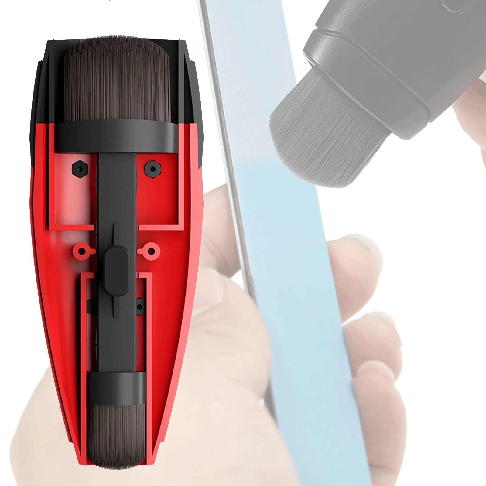 DSPIAE PT-RDB Retractable Dust Brush Double Tips Handy Cleaning Tools for Assembly Model Military Hobby Building DIY model tools