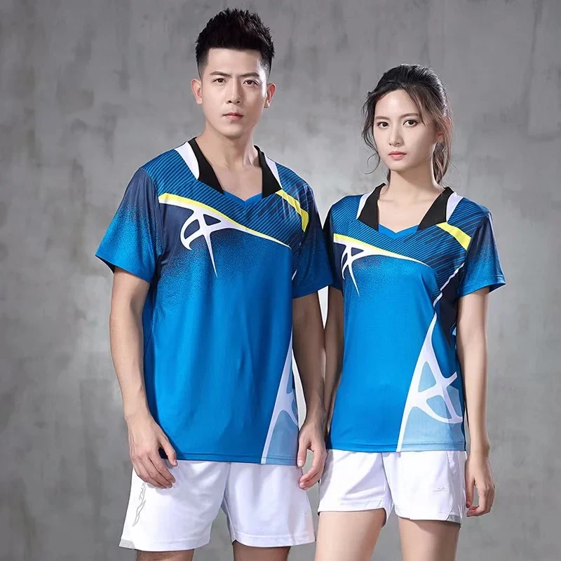 New Tennis Shirts Women, Men's Badminton Wear Shirts Table Tennis Running Fitness Sports Exercise Training