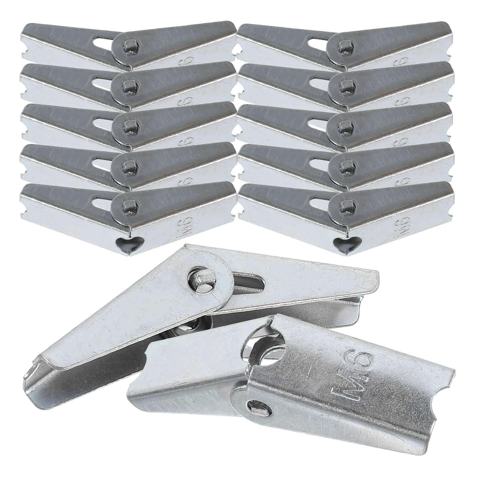 12 Pcs Expansion Bolt Dry Wall Anchor Hanging Fixings Toggle Wing Bolts Drywall Anchors Heavy Duty Nut for Airplane Portable