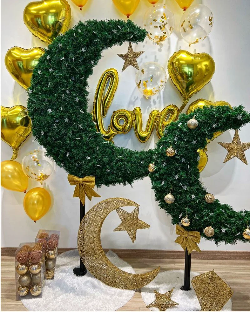 Plateau Croissant De Lune Pour Le Ramadan, Plateau En Fer Pour Pierres,  Plateau À Bijoux, Plat À Anneaux, Décoration De Maison, Essentiel - Party &  Vacances Diy Décorations - AliExpress