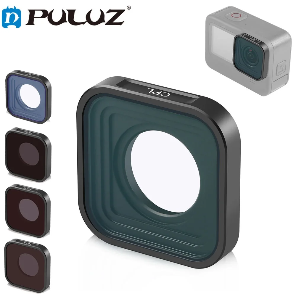 

PULUZ Action Camera CPL ND32 ND16 ND8 UV Lens Filter For GoPro Hero11 Black / Hero11 Black mini / HERO10 Black / HERO9 Black