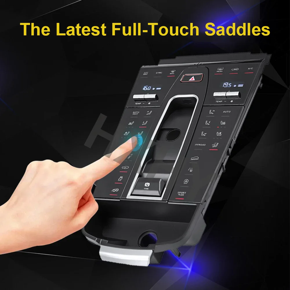 Car Digital Console Front AC Panel Full Touch 2024 Style Multimedia Player Contr