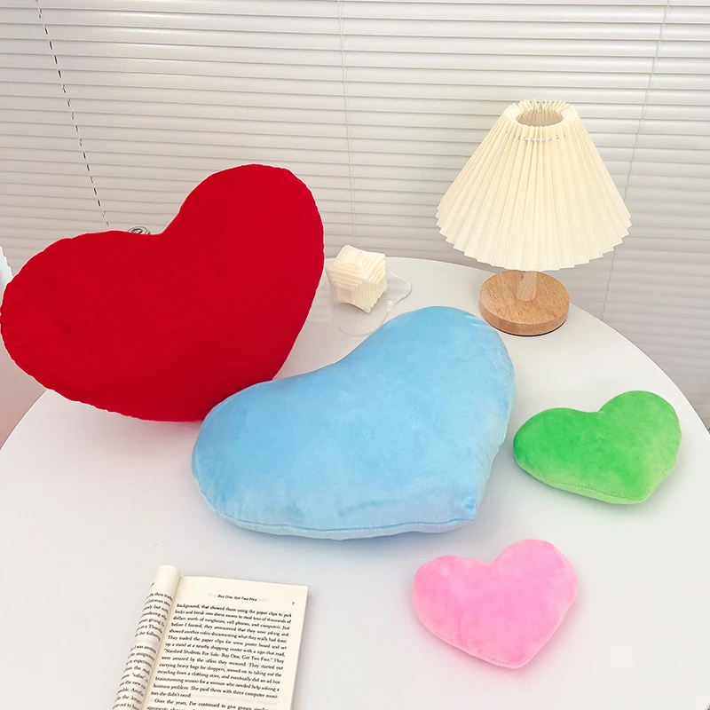 Love Pillow Cushion Heart Shape Throw Pillows Valentine Day Birthday Gift Home Bedroom Decoration Cushion Kids Gifts 쿠션 4