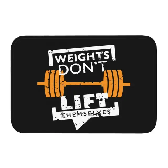 Eat, Sleep, Train, Repeat Fitness, Motivational Quotes Rug Doormat Kitchen Bathroom Fitness Room  Entrance 3