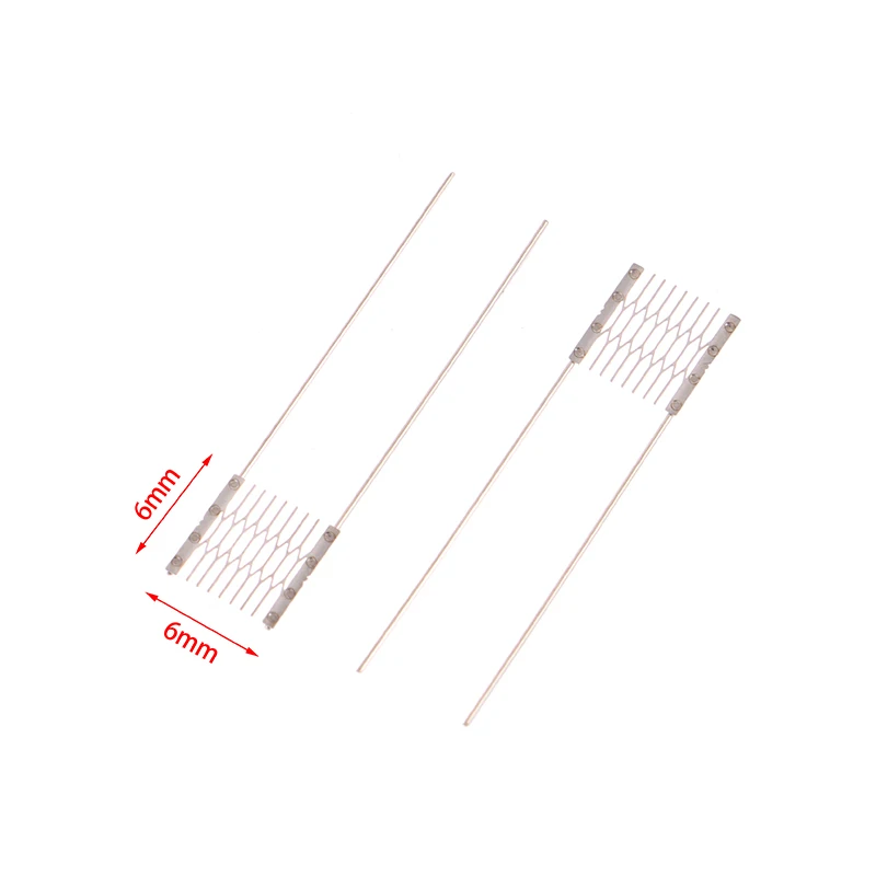 10Pcs/Box DIY Rebuild Mesh Coils 1.0 Ohm 6*6MM Coil Replacement Prebuilt Coil Accessories