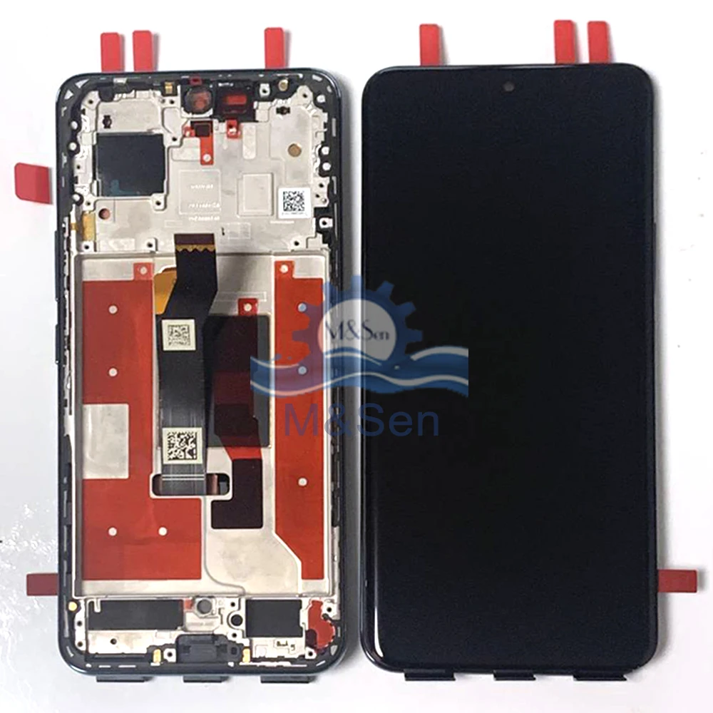 6.7 화웨이 명예 90 LCD REA-AN00 디스플레이 스크린 터치 패널 디지타이저 명예 90 LCD 화면 REA-NX9 프레임 용 기존 AMOLED