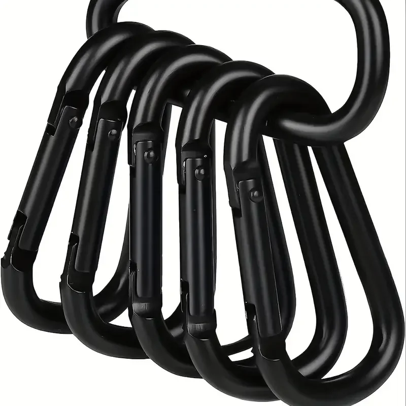 Hiking buckles 6Pcs Type D Hook Outdoor Hiking Buckle