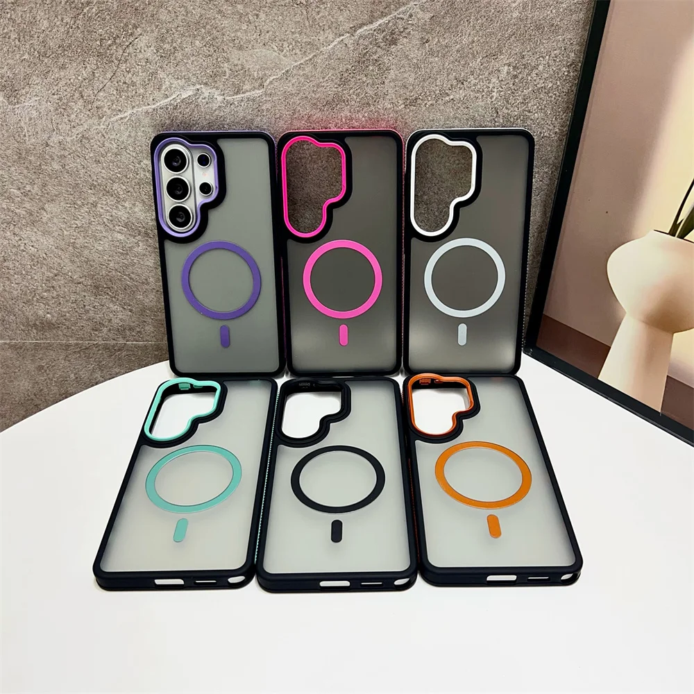 Enhanced Magnetic Colorful Phone Case with Magsafe Compatibility