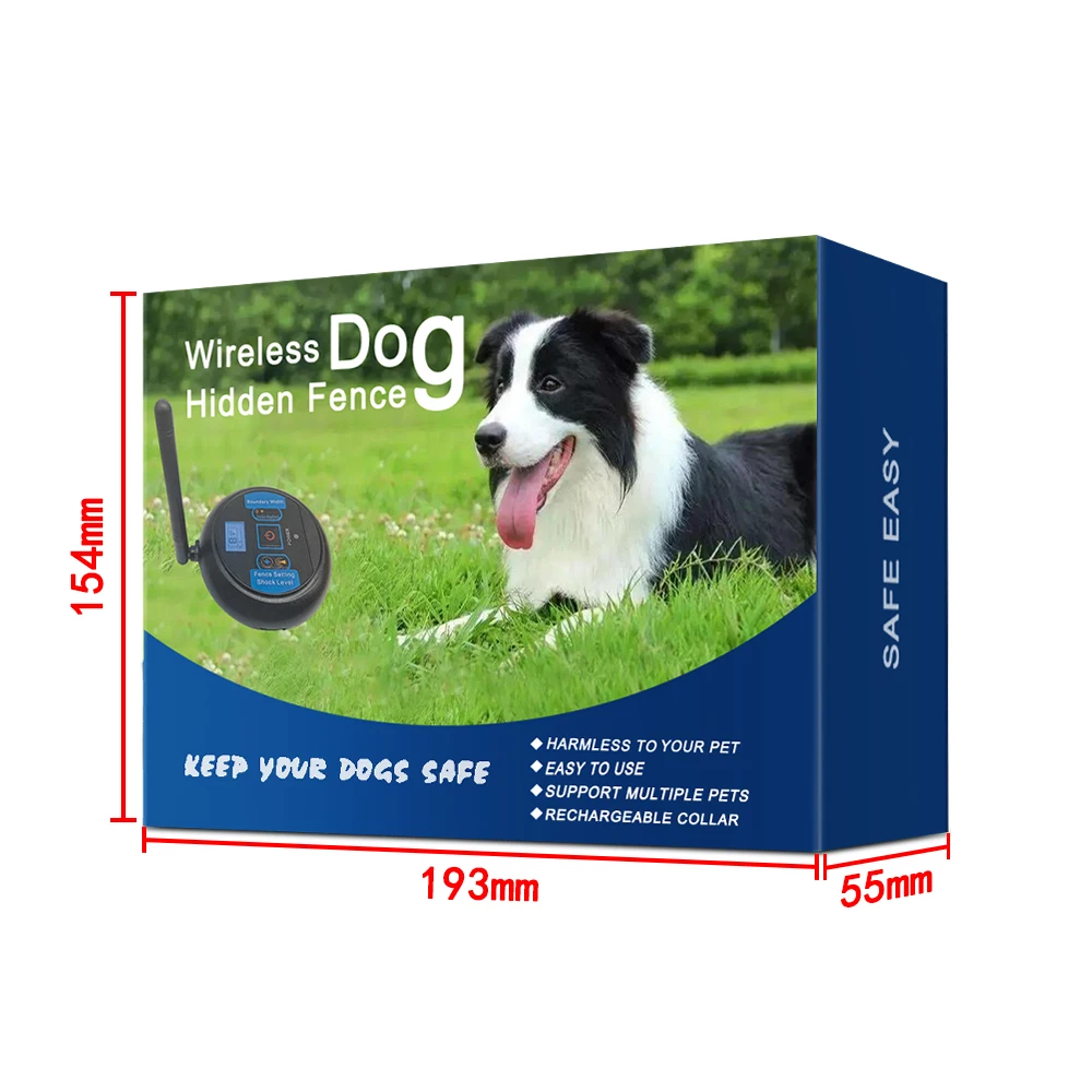 NEW 2024! Electric Dog Fence SystemWireless Remote Fence Covers 1.2