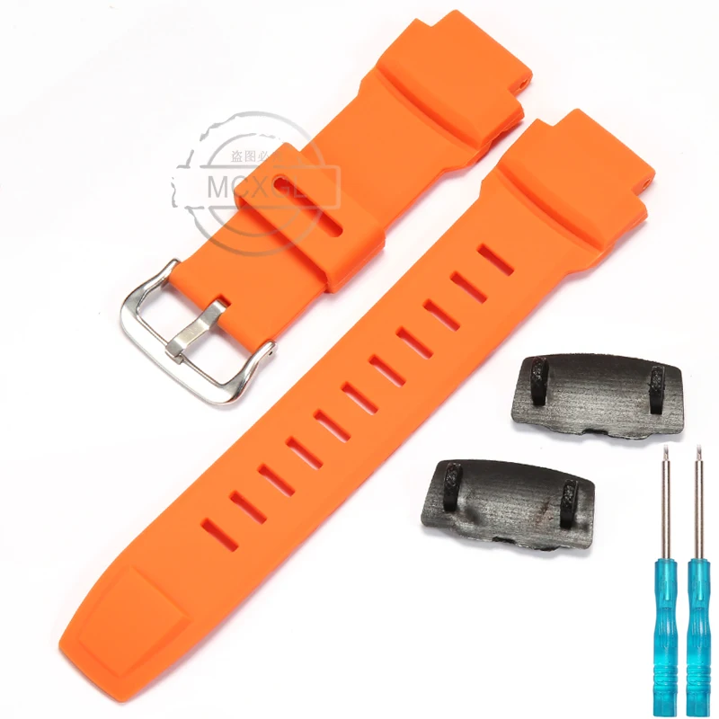 thumbnail image 1 of Correa de reloj de resina adecuada para Casio ProTrek PRG-260 270 550 PRW3500 2500 5100 Hebilla deportiva de goma impermeable para hombre, 1 of 5