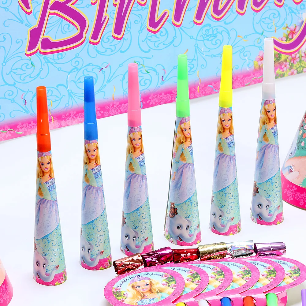 Barbie bambola tema festa di compleanno decorazione stoviglie