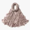 Écharpe Hijab Royan en coton froissé pour femmes musulmanes, châles longs et doux islamiques, enveloppes courtes à pampilles, accessoires Bufanda