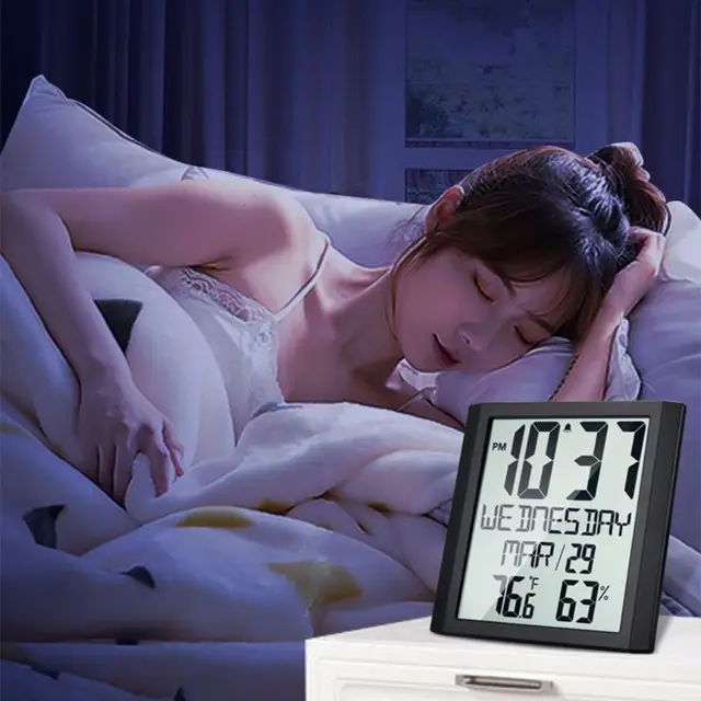 Napi Óra Nagy Digitális Kijelző A Hét Dátumának Napjával Falióra Demencia Termékek - Image 3