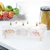 1 set of Snacks Plate Appetizer Platter Dish Household Fruit Desserts Candy Plate Dried Fruit Snack for Party Pastry Nuts Dish 2