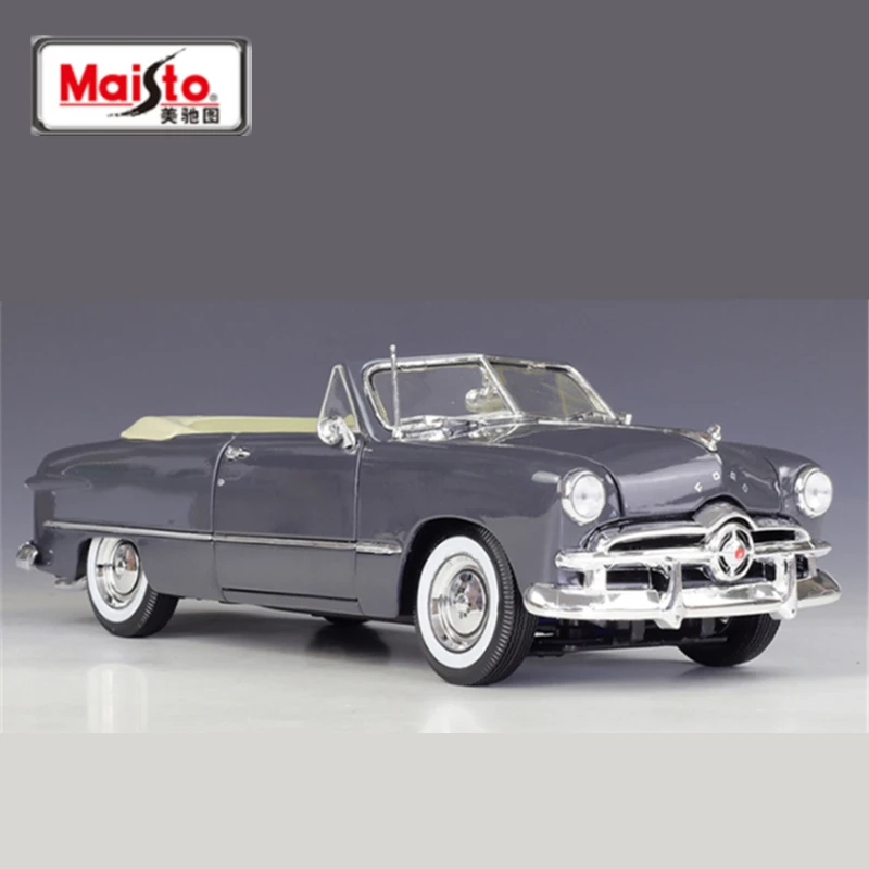 

Maisto 1:18 1949 Ford Convertible Alloy Car Model Diecast Metal Toy Vehicles Classic Car Model Simulation Collection Kids Gifts