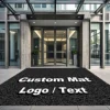 Personalized Carpet Outdoor Business Office Building Entrance Logo Custom Shopping Mall Entrance Doormat Hotel Welcome Foot Mat 1