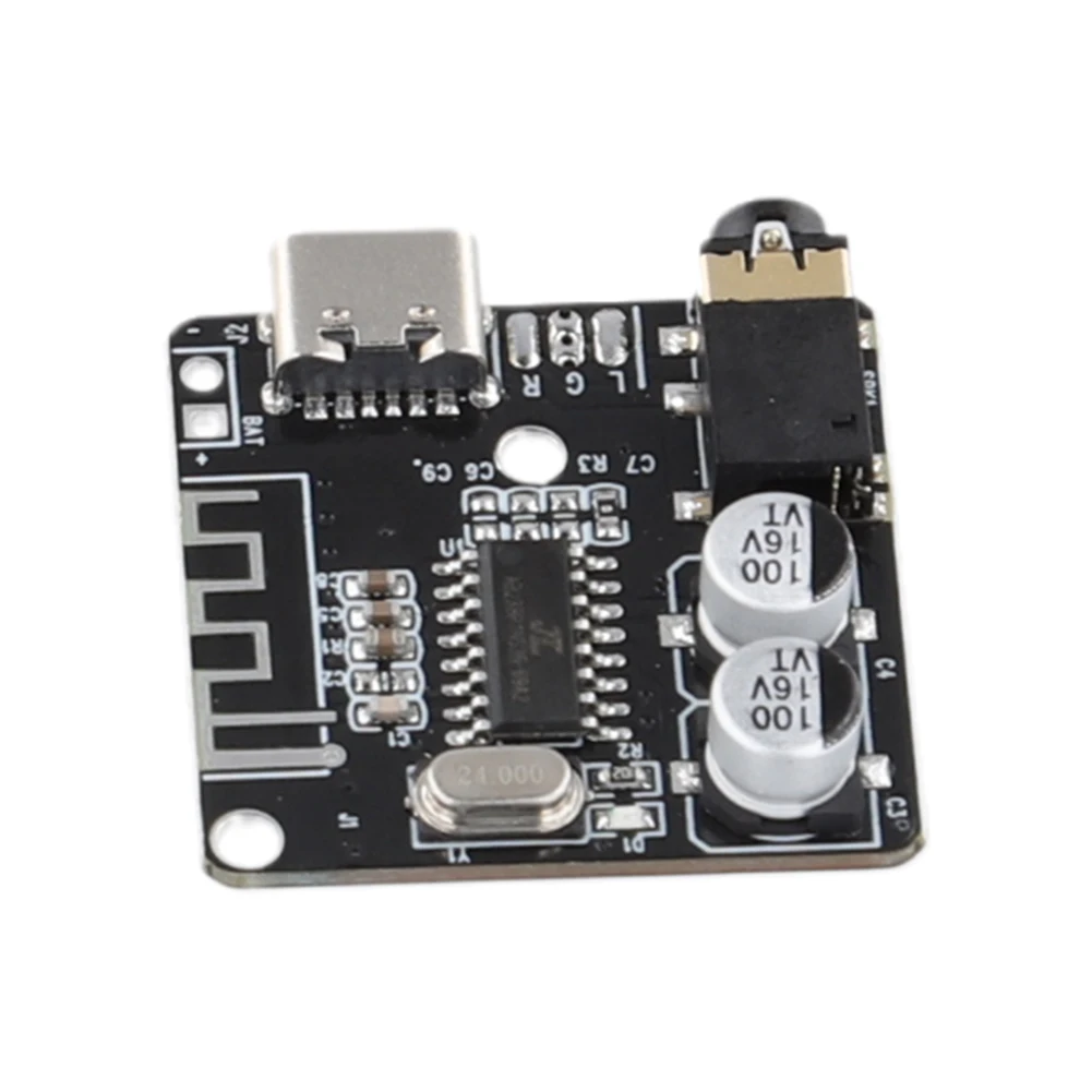 Audio Amplifier Board Audio Decoder Board Bluetooth-Compatible 5.0 3.7-5V Wireless Stereo Music Module MP3 Decoding Player Board for DIY