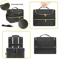 Sac de rangement pour vernis à ongles, 60/30 bouteilles, Kit de soins cosmétiques portables pour maquillage, Nail Art, outil de soins des ongles, sac d'huile essentielle, boîte de rangement 2