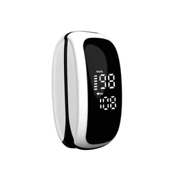 Rechargeable Medical Pulse Oximeter with LED Display (White)