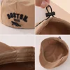Solid Color Letter Baby Beret Hat Korean Embroidered Adjustable Newsboy Cap for Boy Girl Spring Summer Kids Snapback Casquette 5