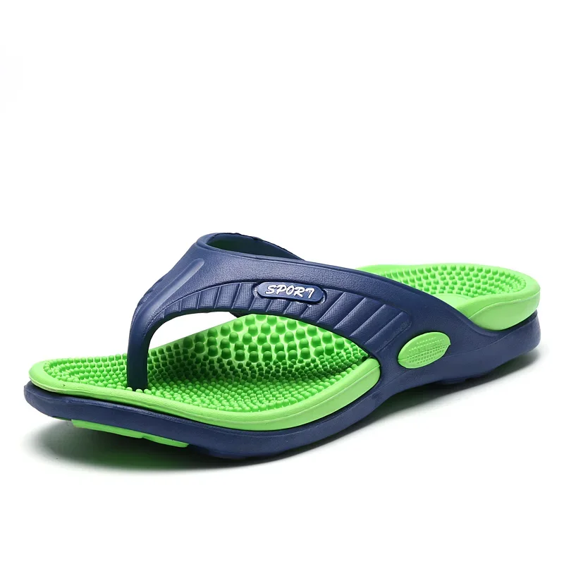 MAEDEF Flip Flops for Men Summer Breathable Beach Shoes Sandals Mens Luxury Flip Flops Breathable Plus Big Size Men Slippers 47