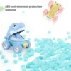 Children Pressing Dinosaur Car Inertial Pull Back Baby Pull-back Car Will Move Cute Dinosaur Kids Early Educational Toys Gift 3