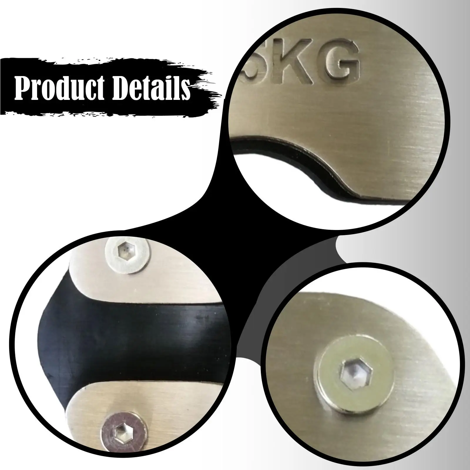 Fractional Weight Plate 1.25KG Stainless Steel Gym Plate Holder Compact Dumbbell Kit for Fitness Workout Beginners Fractional Weight Plate 1.25KG Stainless Steel Gym Plate Holder Compact Dumbbell Kit for Fitness Workout Beginners