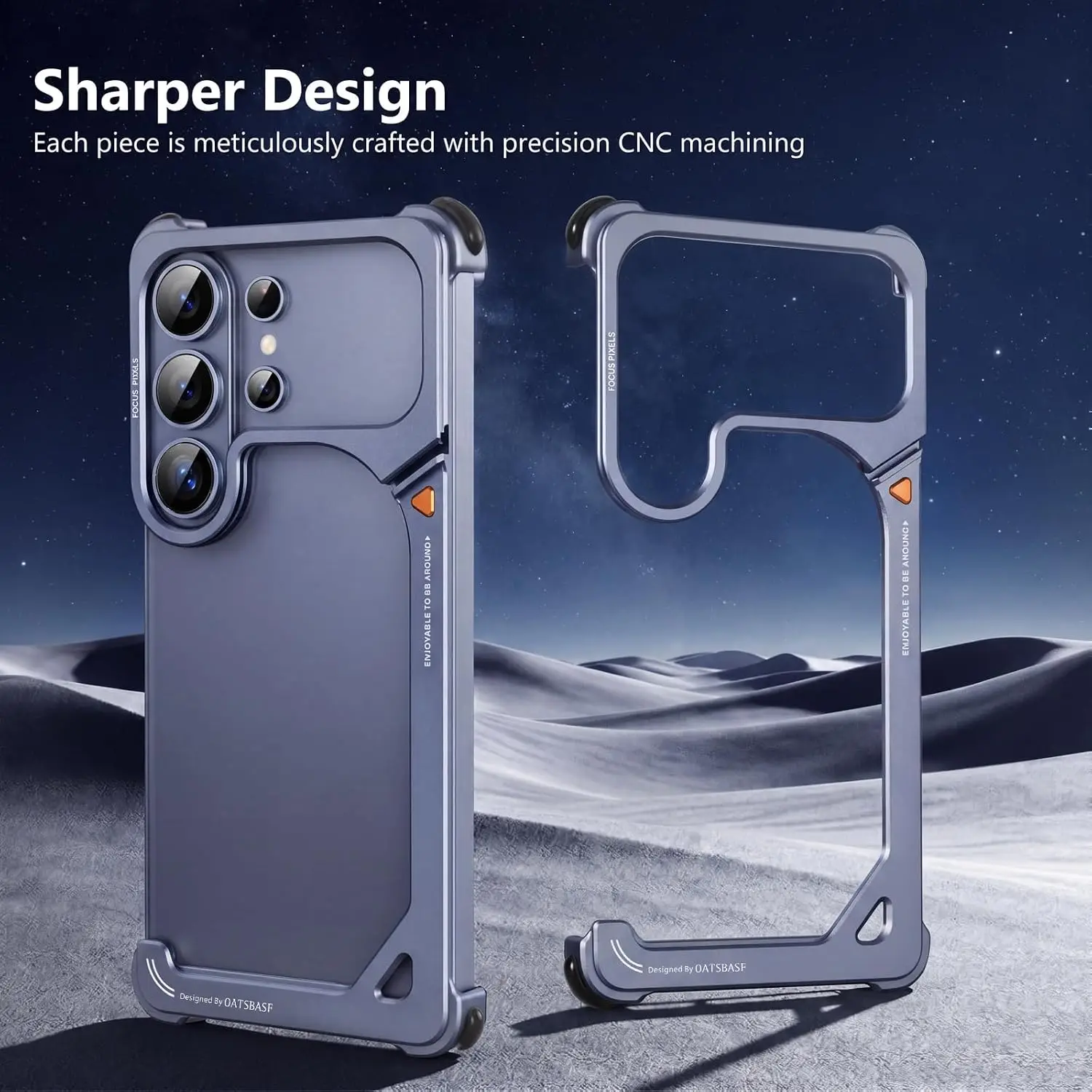 Aluminum Bumper - Slim Shockproof Minimalist Design with MagSafe Compatibility