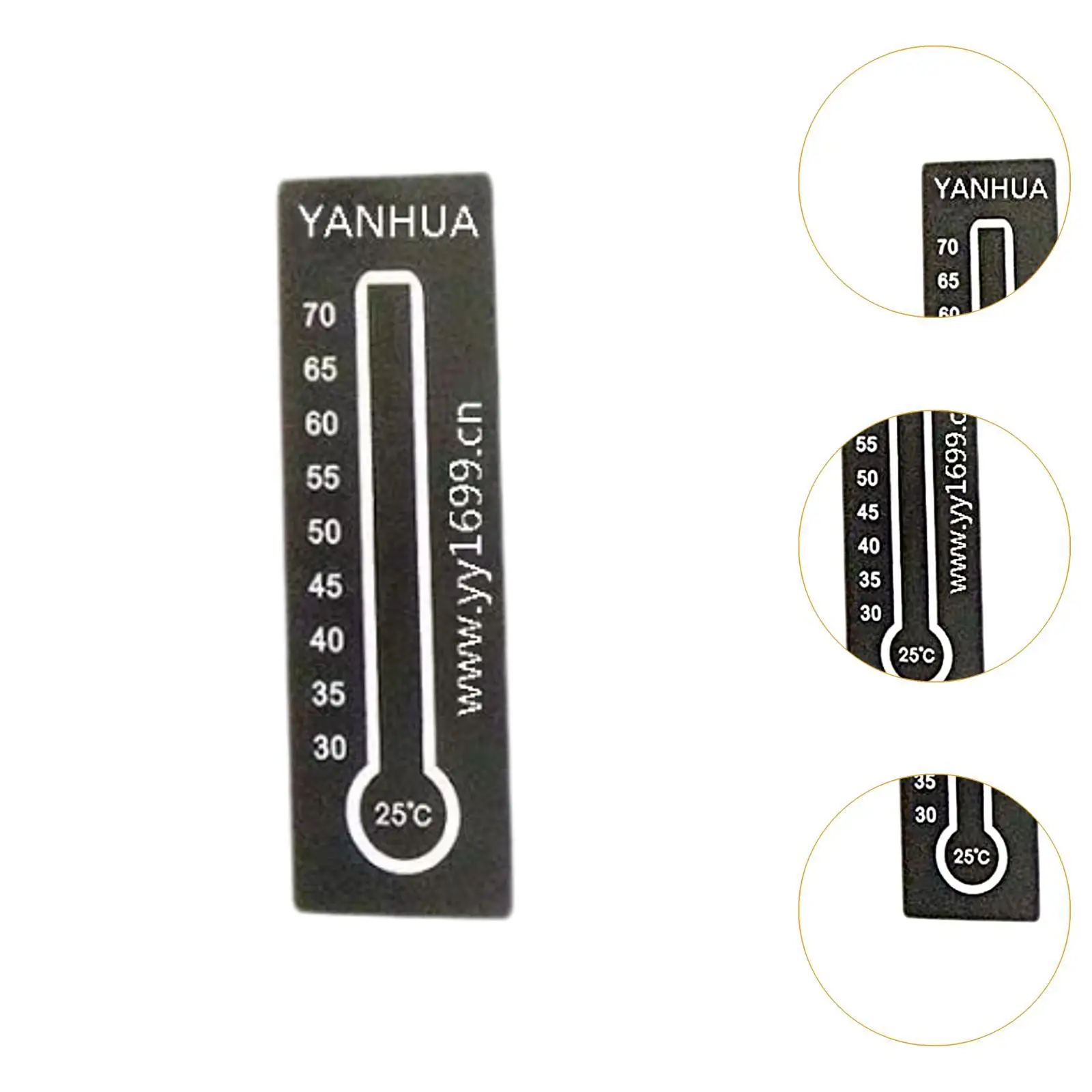 Tyenaza Termometro Adesivo Per Birra E Vino - Display LCD Per Fermentazione, Range 2-36°C, Adesivo Forte - Foto 2