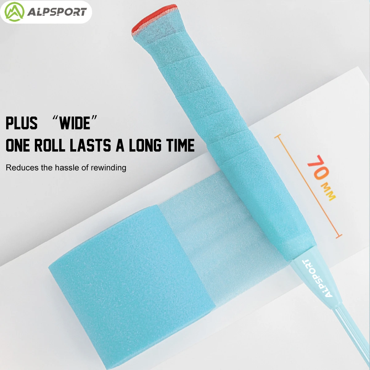Badminton Racket Handle Film ALPSPORT 93S Imported Shock-absorbing Film Durability Improves Badminton Racket Feel and Reduces Vibration Handle Film ALP