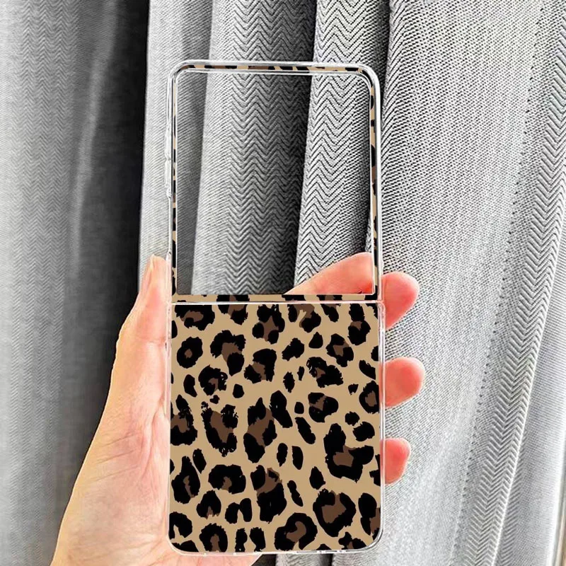Luxury Leopard Print Ultra Thin Slim Clear Hard Phone Case