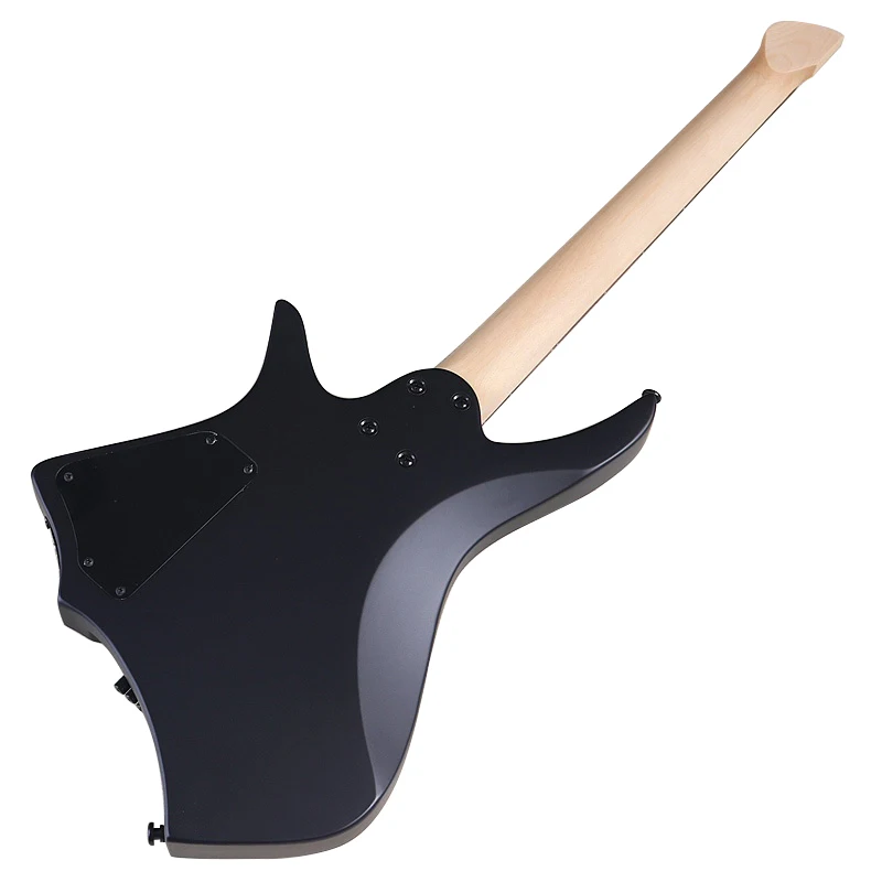 Mini Guitar 6 String Headless Electric Guitar 30 Inch Solid Paulownia Wood Body Headless Maple Neck headless electric guitar