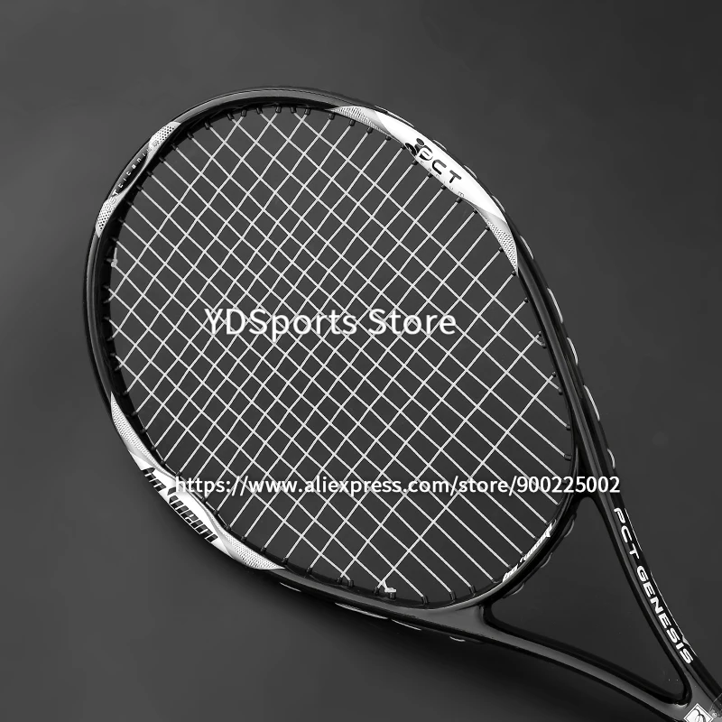 High Quality Carbon Aluminium Alloy Strung Tennis Racket For Adult Tenis Rackets 4-1/4 Inch Strings Bag Raquet Padel Men Women