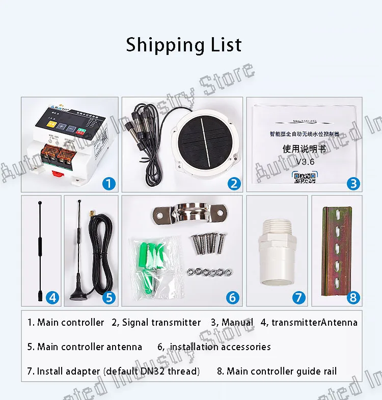 T200S Fully automatic remote wireless water level controller water pump water to