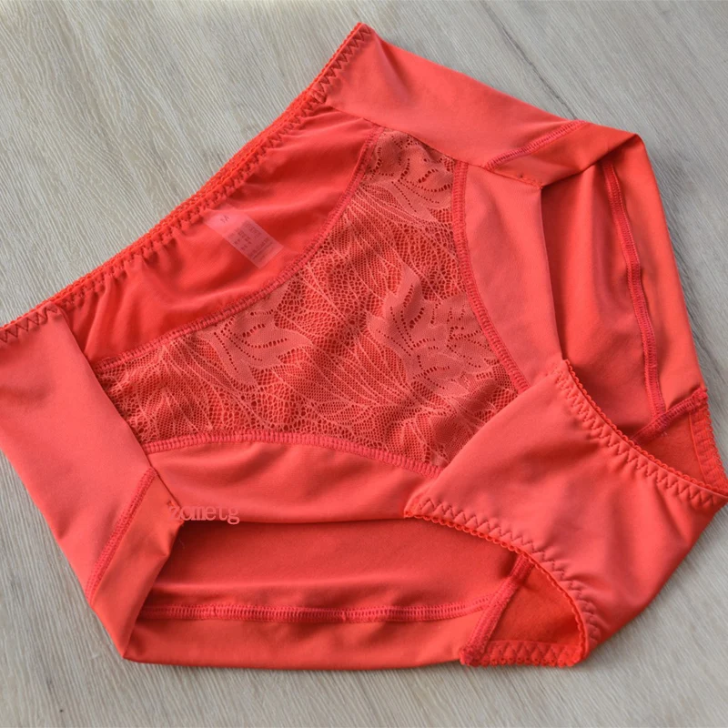 

Underpanties Women's Underwear Lace Brief Female hipster Underpant Plus Size Womens Briefs accept Mix Color 5pcs/lot