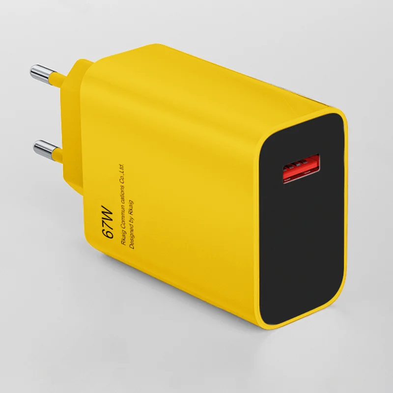High-Speed 67W Fast Charger with USB A to Type C Quick Charging Cable