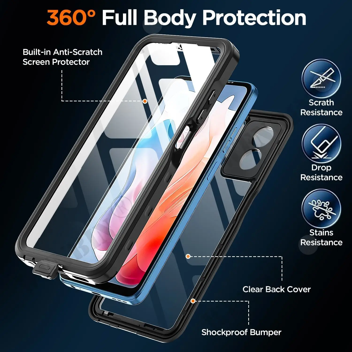 Ultra-Durable IP68 Waterproof RedPepper Case - Perfect for Diving, Swimming, and Outdoor Sports