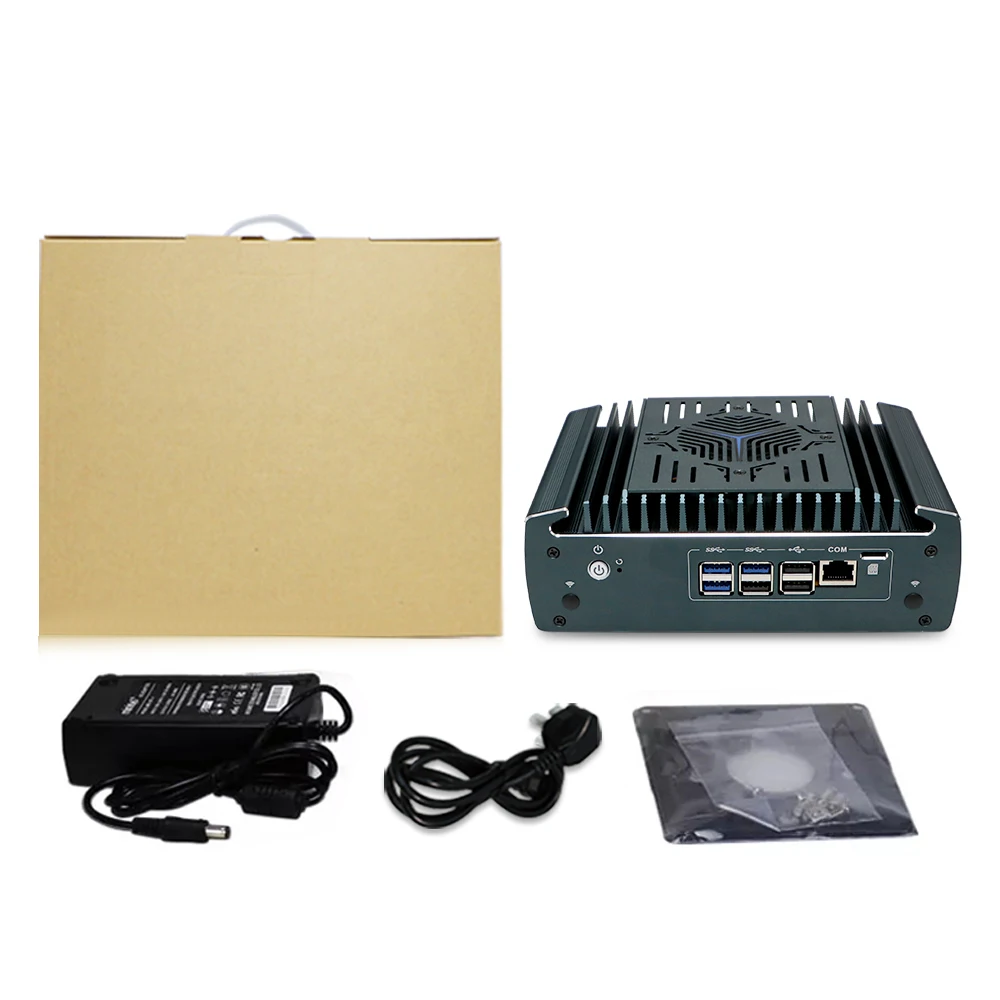 12th Gen Micro Soft Router Intel core i5 1245U i7 1265U 6x 2.5G i225 LAN NVMe Firewall Appliance Mini PC pfSense with fan
