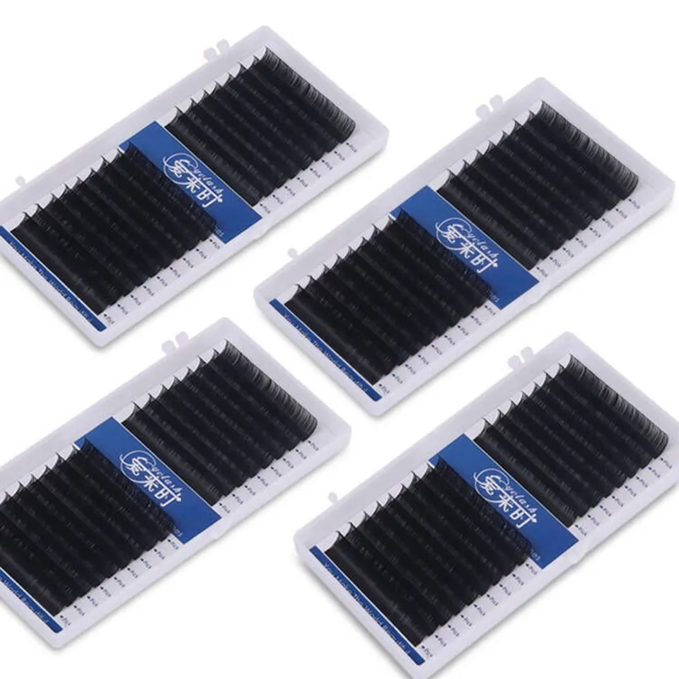 

16 Rows Individual Eyelash Extension BCD Curl Natural Eyelashes Soft Eye Lashes Individual False Lash Cilias Makeup Tool