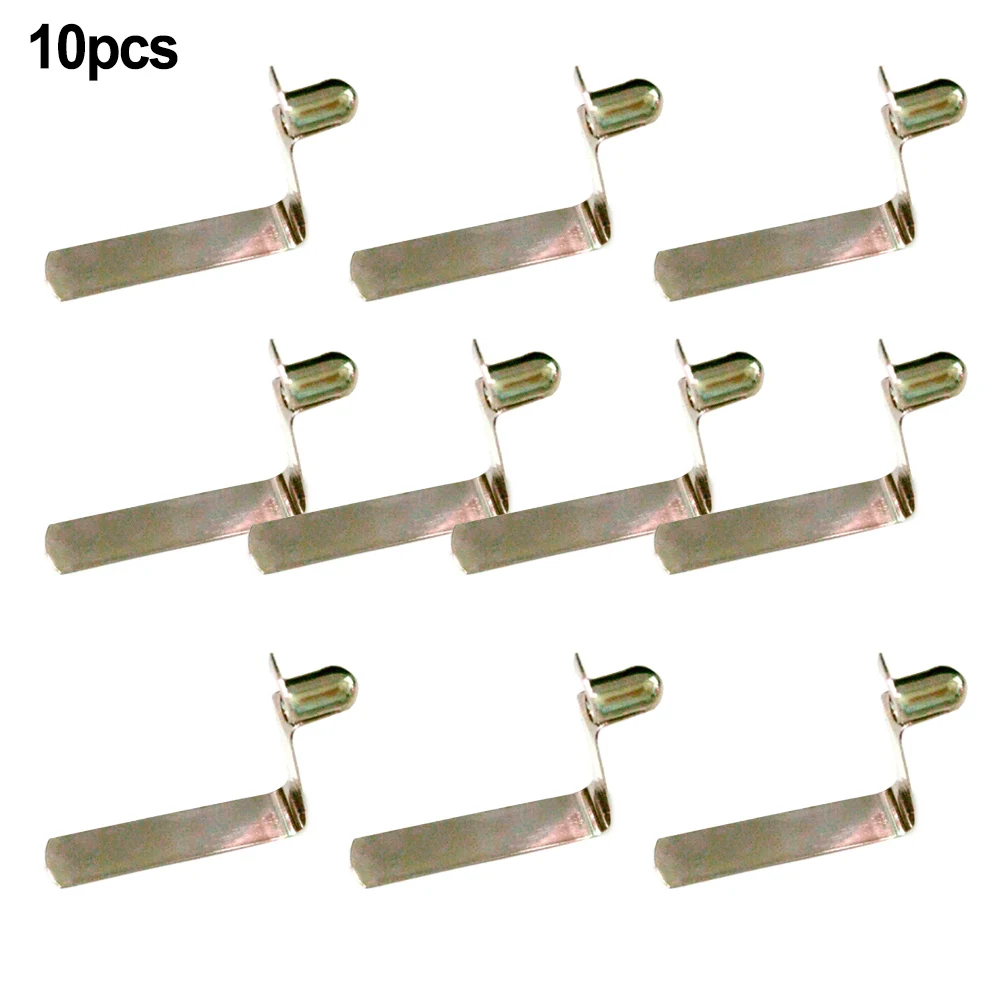 

10pcs Spring Clip Locking Tube Pin Push-Clip For-Tent Pole Push Button Spring Snap Clips Metal 6mm Spring Clips