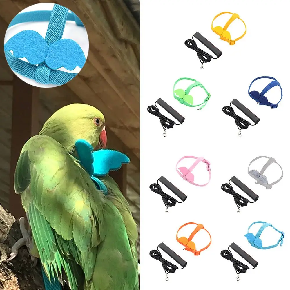 Bird Foot Rings Bird Traction Belt Nylon Harness Flight Training Rope Bite Adjustable Outdoor Flying Training Rope bird foot rings,birds foot rings