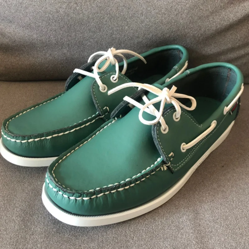 

Best Selling Women Walking Boat Shoes Green Casual Shoes Adult 2023 Fashion Loafers Shoes Mens Comfortable Driving Shoes For Man