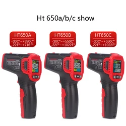 Habotest – thermomètre numérique industriel de poche, pyromètre professionnel à piles, sans Contact, 30 ℃ 550 ℃ 