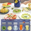 Electric Chopper Slice Grater Household Kitchen Multi-Function Roller Shredded Potatoes Grater  Bread Slicer Machine 2