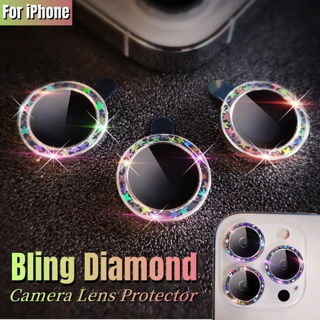 Protector de cámara de Color de lujo para IPhone 11, 12 Pro Max, lente de  vidrio templado en iPhone 13 Pro, Mini anillo de Metal de vidrio Protector  - AliExpress