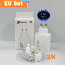 Xiaomi 120W Turbo Fast Charge Charger with Type C Cable (EU/US Plug) - EU with 2M Cable