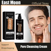 Men Facial Wash Lotion Clean Pores Exfoliate Acne Blackhead Removal Oil Control Moisturize Lighten Improve Dull Cleansing Cream 1